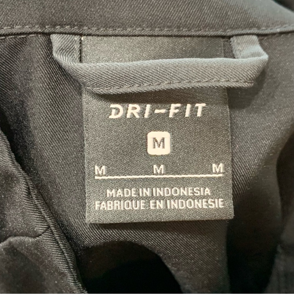 Nike‎ Team Dri-Fit Woven Full Zip Black Training Jacket Medium - Picture 5 of 6